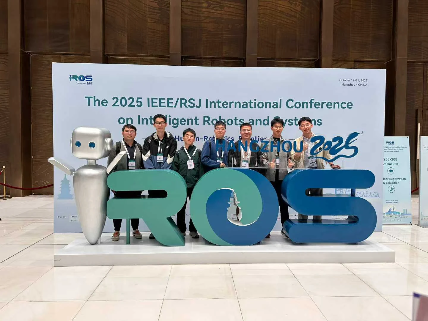 At the IROS 2025 conference in Hangzhou (Oct 2025)